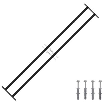 Raam Rooster Zwart 176 x 30 cm Gepoedercoat staal