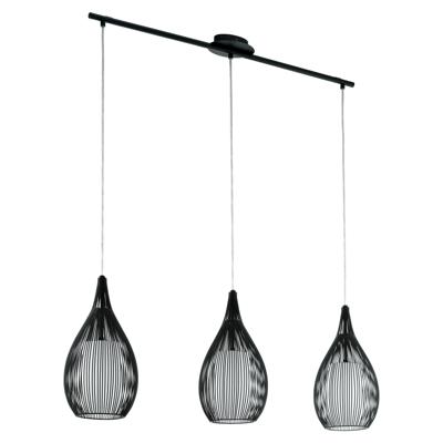 Eglo Design Hang Lamp Razoni 3-lichts zwart 94389