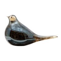 Glazen Sculptuur Vogel 9.5x5.5x6 cm Amber - thumbnail