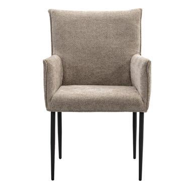 Eetkamerstoel Teun - beige - Leen Bakker