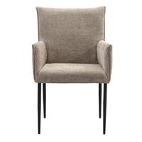 Eetkamerstoel Teun - beige - Leen Bakker - thumbnail