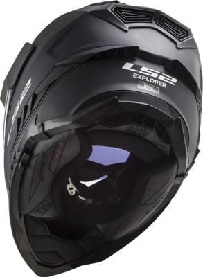 LS2 endurohelm "mx701 explorer massief". helmet mx701 explorer solid xxl matt black