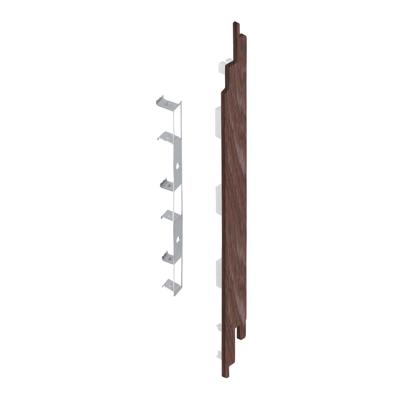 Keralit Eindkap rechts Bruin eiken (2885) (Sponningdeel 190)