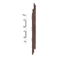 Keralit Eindkap rechts Bruin eiken (2885) (Sponningdeel 190) - thumbnail