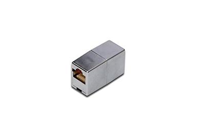 Digitus RJ45 Netwerk Adapter CAT 5, CAT 5e [1x RJ45-bus - 1x RJ45-bus] Grijs