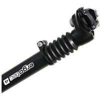 Ergotec Zadelpen verend cushy-st ø27.2 x 350 mm - zwart - thumbnail