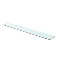 Wandschap transparant 90x12 cm glas - thumbnail