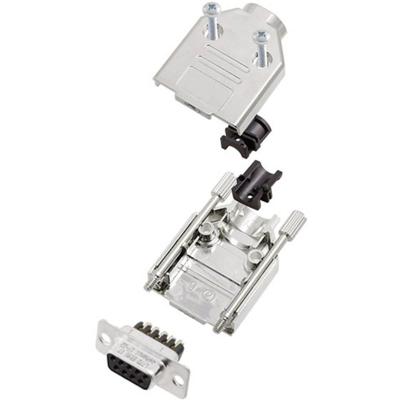 Amphenol L17DTPK-M-15+L77DA15SST D-sub female connectorset 180 ° Aantal polen: 15 Schroeven 1 stuk(s)