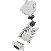 Amphenol L17DTPK-M-15+L77DA15SST D-sub female connectorset 180 ° Aantal polen: 15 Schroeven 1 stuk(s) - thumbnail