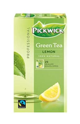 Thee Pickwick Fair Trade green lemon 25x1.5gr | 3 stuks