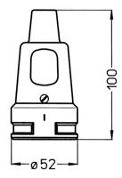 Plug-in base Kopp Lucht Zwart 250 V 16 A - thumbnail