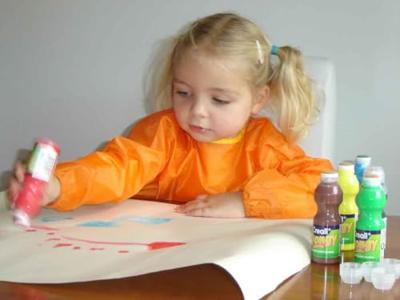 Creall spongy verfstiften, 6x70ml - thumbnail