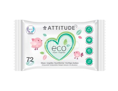 Attitude Eco 100% Biodegradable Wipes