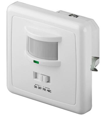 Goobay Bewegingsmelder inbouw wand wit met sound control - 3900325 Goobay Bewegingsmelder inbouw wand wit met sound control - 3900325