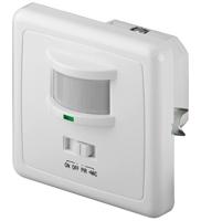 Goobay Bewegingsmelder inbouw wand wit met sound control - 3900325 - thumbnail