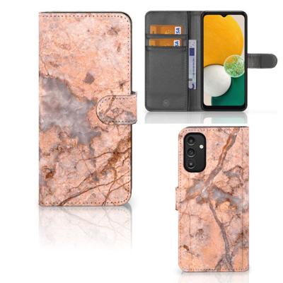 Samsung Galaxy A14 4G | Bookcase | Marmer Oranje