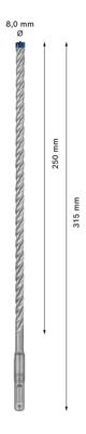 HAMERB SDS PLUS-7X 8X250X315