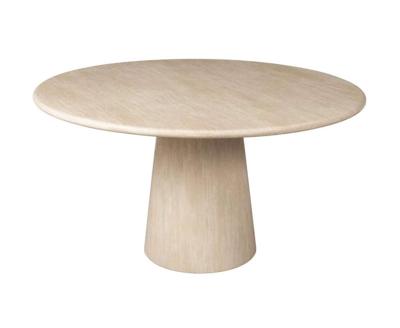 Richmond Ronde Eettafel 'Fictus' Faux Travertin, 140cm