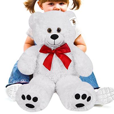 Monzana Teddybeer - Pluche - 50cm - Wit