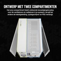 Corsair 2500X Midi-tower PC-behuizing Wit Zijvenster - thumbnail