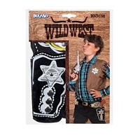 Cowboy Riem Met Dubbele Holsters Kind - thumbnail