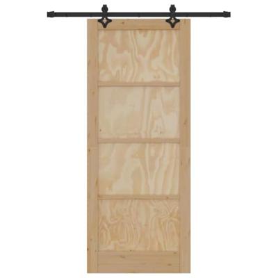 Schuifdeur met Bevestigingsset 'ORKDAL'van Massief Vurenhout