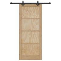 Schuifdeur met Bevestigingsset 'ORKDAL'van Massief Vurenhout - thumbnail