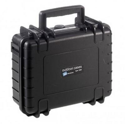 B & W International Outdoor-koffer outdoor.cases Typ 1000 4.1 l (b x h x d) 270 x 95 x 175 mm Zwart 1000/B