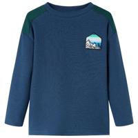 VidaXL Kindertrui 116 marineblauw - thumbnail