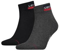 Levi's Mid Cut Sprtwr Logo Mid Grey/ Black 2-Pack-43/46 - thumbnail