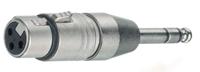 Neutrik NA3FP adapter XLR female - Jack male stereo - thumbnail