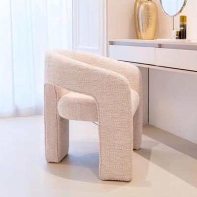 Richmond Eetkamerstoel 'Belle' Chenille, kleur Crème Richmond Eetkamerstoel 'Belle' Chenille, kleur Crème