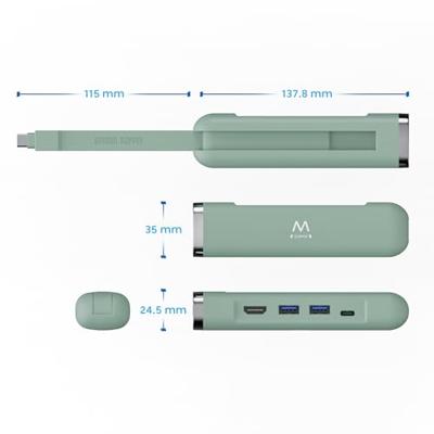 USB-HUB-C 4 Poorten Ewent