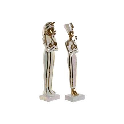 Decoratieve figuren Home ESPRIT Wit Gouden Hars Orientaals Egyptenaar 10 x 9 x 52 cm (2 Stuks) Decoratieve figuren Home ESPRIT Wit Gouden Hars Orientaals Egyptenaar 10 x 9 x 52 cm (2 Stuks)