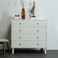 WOOOD Ladekast/Commode 'Madu' 91 x 94cm, kleur Wolkengrijs - thumbnail