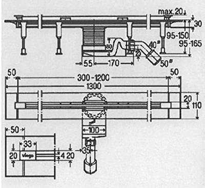 Viega Advantix Vario Douchegoot 30 t/m 120 cm - Douchegoot Zonder Rooster Viega Advantix Vario Douchegoot 30 t/m 120 cm - Douchegoot Zonder Rooster