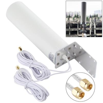 4G LTE WiFi 12DBi Omni Externe Barrel Antenne met SMA Male (Wit) 4G LTE WiFi 12DBi Omni Externe Barrel Antenne met SMA Male (Wit)