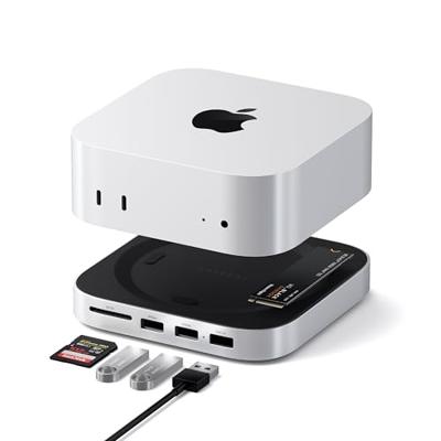 Satechi USB-C Stand/hub Mac mini M4 (SSD) - Space Grey Satechi USB-C Stand/hub Mac mini M4 (SSD) - Space Grey
