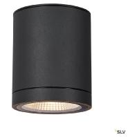 SLV 1003427 ENOLA ROUND M LED-plafondlamp LED vast ingebouwd 10 W Antraciet SLV 1003427 ENOLA ROUND M LED-plafondlamp LED vast ingebouwd 10 W Antraciet