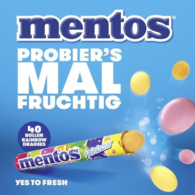 Mentos - Rainbow - 40 Rollen