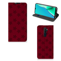 OPPO A5 (2020) | A9 (2020) Hoesje met Magneet Sterren - thumbnail
