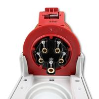 GP CEE 5P/16A/400V opbouw wcd rood - 6313160 - thumbnail