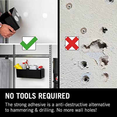 VELCRO® VEL-EC60249 Klittenband punten Om vast te plakken Haak- en lusdeel, Extra sterk (Ø) 45 mm Wit 6 paar