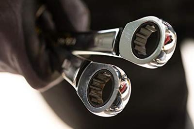 Stanley handgereedschap RINGSTEEKSLEUTELSET MET RATELRING 12 DELIG - STMT82847-0