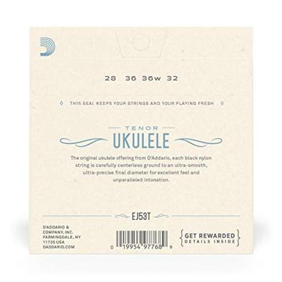 D&apos;Addario EJ53T Pro Arte Rectified snarenset voor tenor ukelele