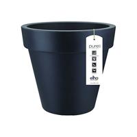 Elho: Pure Round Plantenbak 50 cm - Antraciet - thumbnail