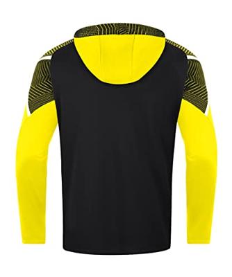 JAKO 6822 Jas Met Kap Performance - Zwart/Zachtgeel - 4XL