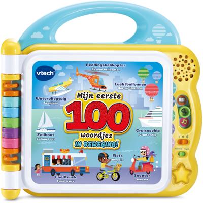 VTech Baby Mijn Eerste 100 Woordjes In Beweging + Licht en Geluid VTech Baby Mijn Eerste 100 Woordjes In Beweging + Licht en Geluid