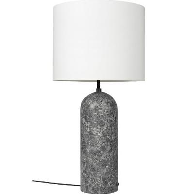 Gubi Gravity XL Low Vloerlamp - Grijs marmer & Wit Gubi Gravity XL Low Vloerlamp - Grijs marmer & Wit