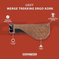CONTEC handvatten "merge trekking ergo kork" ct grips merge trekking ergo cork 96/140mm - thumbnail